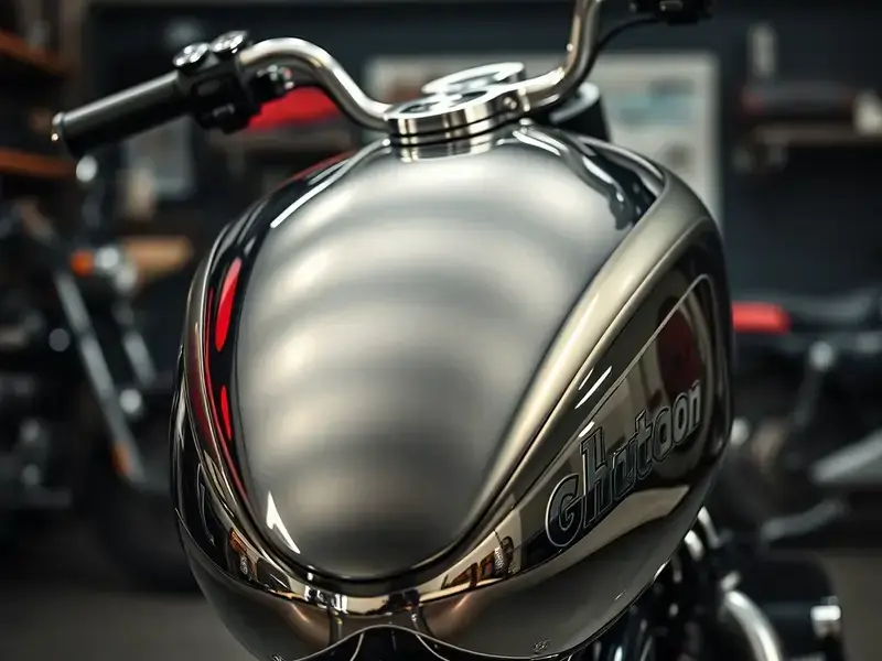 Custom motorcycle parts chrome plating